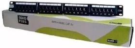 Patch Panel Soho Cat5E T568Ab 24 Portas