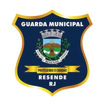 Patch Termocolante Bordado Com tiras autocolantes Guarda Municipal Resende RJ