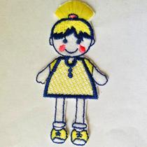 Patch Termocolante bordado menina