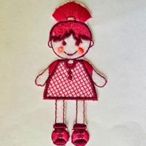 Patch Termocolante bordado menina