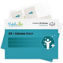 Patch tópico PatchAid D3/Suprimento de cálcio para 30 dias (pacote com 2)