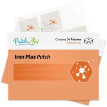 Patch tópico PatchAid Iron Plus, fornecimento de 30 dias Patch tópico PatchAid Iron Plus, fornecimento de 30 dias
