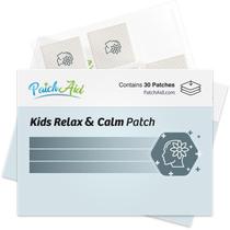 Patch tópico PatchAid Kids Relax & Calm, suprimento para 30 dias Patch tópico PatchAid Kids Relax & Calm, suprimento para 30 dias