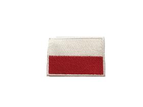 Patche aplique bordado da bandeira da Polônia