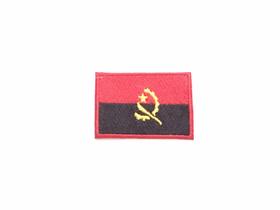 Patche aplique bordado da bandeira de Angola