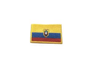 Patche aplique bordado da bandeira do Equador