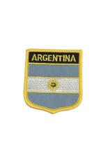 Patche Aplique Bordado Escudo Bandeira Argentina 6X7 Cm