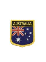 Patche Aplique Bordado Escudo Bandeira Austrália 6X7 Cm