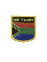 Patche Aplique Bordado Escudo Da Bandeira Da África do Sul 6x7 cm