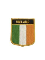 Patche Aplique Bordado Escudo Da Bandeira Da Irlanda 6x7 cm