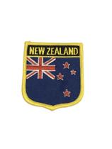 Patche Aplique Bordado Escudo Da Bandeira Da Nova Zelândia 6x7 cm