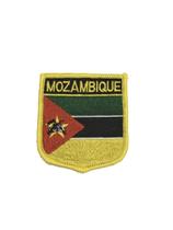Patche Aplique Bordado Escudo Da Bandeira De Moçambique 6x7 cm