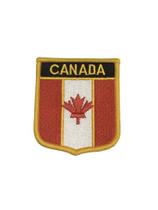 Patche Aplique Bordado Escudo Da Bandeira Do Canadá 6x7 cm