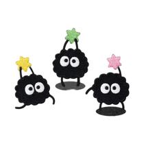 Patches Bordados De Bola Preta Em Estilo Cartoon, 3 Peças, Acessórios De Tecido Para Roupas, Bolsas, Patches Bordados De Bola Preta Em Estilo Cartoon, 3 Peças, Acessórios De Tecido Para Roupas, Bolsas,