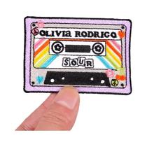 Patches Bordados Termocolantes De Música Rock, Desenho Animado, Câmera, Caveira Punk E Animais Para