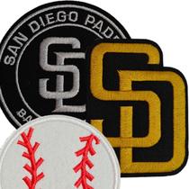 Patches de beisebol Jefuzh San Diego Iron-On 3PCS