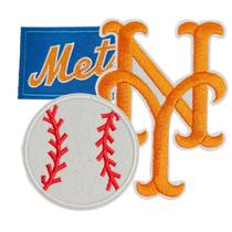 Patches de beisebol para passar a ferro com logotipo Jefuzh NY, 3 unidades