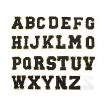 Patches De Bordado Coloridos Com Letras Do Alfabeto 26 Peças Para Bolsas, Artesanato, Roupas, DIY,