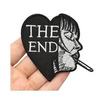 Patches De Bordado De Caveira Punk Preto E Branco Para Roupa, Termocolantes E Costuráveis Patches De Bordado De Caveira Punk Preto E Branco Para Roupa, Termocolantes E Costuráveis