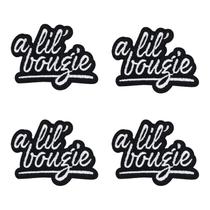 Patches de Ferro XIHIRCD A Lil' Bougie Classic - Preto e Branco