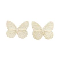 Patches De Malha Bordados Em Forma De Borboleta 4.5x3.5cm 20 Peças Suprimentos De Costura DIY Para