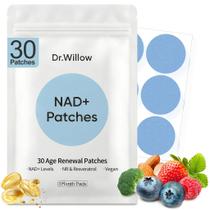 Patches de NAD+ Dr.Willow 30 unidades Hipoalergênicos Antienvelhecimento