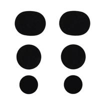 Patches De Reparação Autoadesivos Pretos 6pcs Para Calçados Esportivos, Patches Laváveis Para Furos