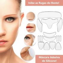 Patches De Silicone Facial Para Reduzir Papada E Rugas De Pescoço/Rosto Kit Estético Completo 16u