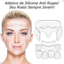 Patches De Silicone Para Rugas Da Testa E Olhos Kit Reutilizável De Hidratação E Brilho Na Pele 1u