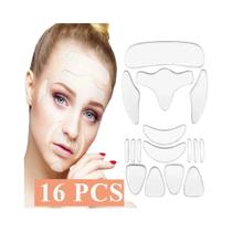 Patches De Silicone Reutilizáveis Anti-Rugas Para Rosto E Pescoço, Ferramentas De Beleza Para