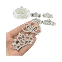 Patches De Strass Com Coroa Almofadada 12 Peças DIY Para Decoração De Roupas, Apliques, Acessórios Patches De Strass Com Coroa Almofadada 12 Peças DIY Para Decoração De Roupas, Apliques, Acessórios