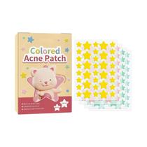 Patches para Acne Coloridos - 144 Unidades - Limpeza de Poros e Remoção de Marcas