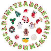 Patches para Passar a Ferro Urradia Natal - 66 Letras (A-Z) + 14 Unidades Patches para Passar a Ferro Urradia Natal - 66 Letras (A-Z) + 14 Unidades