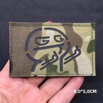 Patches Táticos Multicam 3D Com Bandeiras Nacionais, Refletivos IR, Com tiras autocolantes, Corte a Laser,