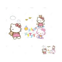 Patches Termocolantes Para Roupas Infantis, Adoráveis Patches De Hello Kitty Sanrio, Adesivos De