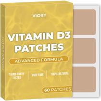 Patches VIORY D3 100% naturais para mulheres e homens (pacote com 60)