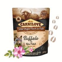 Patê Carnilove Búfalo & Pétalas de Rosa 300g Alimentação Natural para Cães Adultos