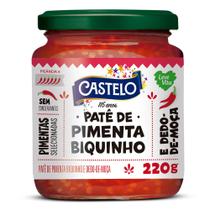 Patê de Pimenta Biquinho e Dedo-de-Moça Castelo 220g Patê de Pimenta Biquinho e Dedo-de-Moça Castelo 220g