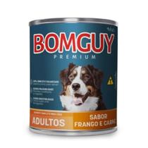 Patê em Lata Bomguy Premium para Cães Adultos Sabor Frango e Carne 280g