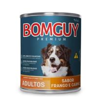 Patê em Lata Bomguy Premium para Cães Adultos Sabor Frango e Carne 280gr