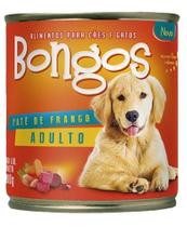 Patê Enlatado para Cães Adultos Sabor Frango 280 Gr - BONGOS