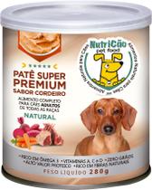 Patê Natural Super Premium Cordeiro - Comida para Cachorro, Ração úmida, Alimento para cães