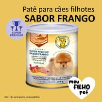 Patê Natural Super Premium Frango Filhote - Comida para Cachorro, Ração úmida, Alimento para cães