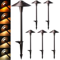 Pathway Lights LEONLITE 5CCT 12-24V IP65 Bronze, pacote com 6 Pathway Lights LEONLITE 5CCT 12-24V IP65 Bronze, pacote com 6