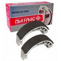 Patim Lona de Freio Diafrag - Fazer 250 Factor 125 Fazer 150 Crypton 115 Neo 115 - Traseira - (SOB MEDIDA +0,25)
