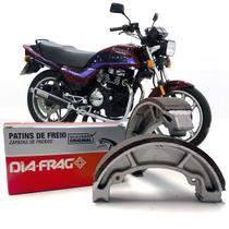Patim Lona de Freio Diafrag - Honda CB 400 I CB 400 II CB 450 - Traseira - MEDIDA STANDARD