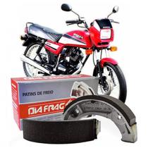 Patim Lona de Freio Diafrag - Web 100 Super 100 C100 Dream CG 125 77-99 ML - Dianteira Traseira - MEDIDA STANDARD