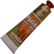 Patina Cera Wax Acrilex Ouro Velho 37ML