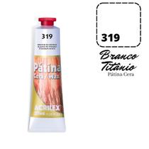Patina em Cera Acrilex 37ml 319 Branco de Titani Patina em Cera Acrilex 37ml 319 Branco de Titani