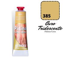 Patina em Cera Acrilex 37ml 385 Ouro Irisdecente